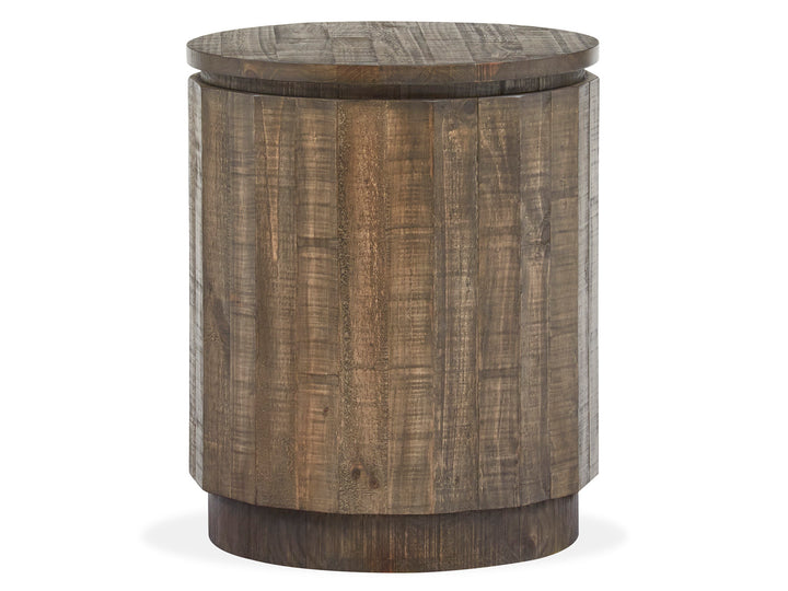 Baisden Tobacco Round Accent End Table - T5194-35