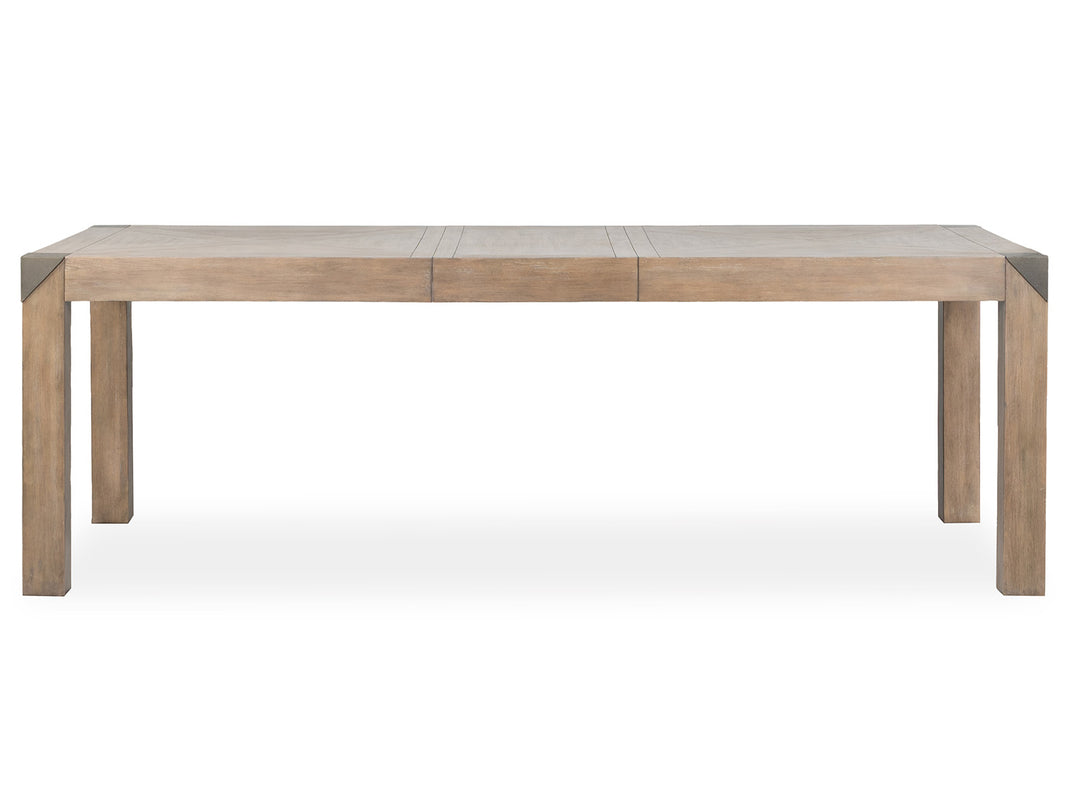 Ainsley Cerused Khaki Extendable Rectangular Dining Table - D5333-20