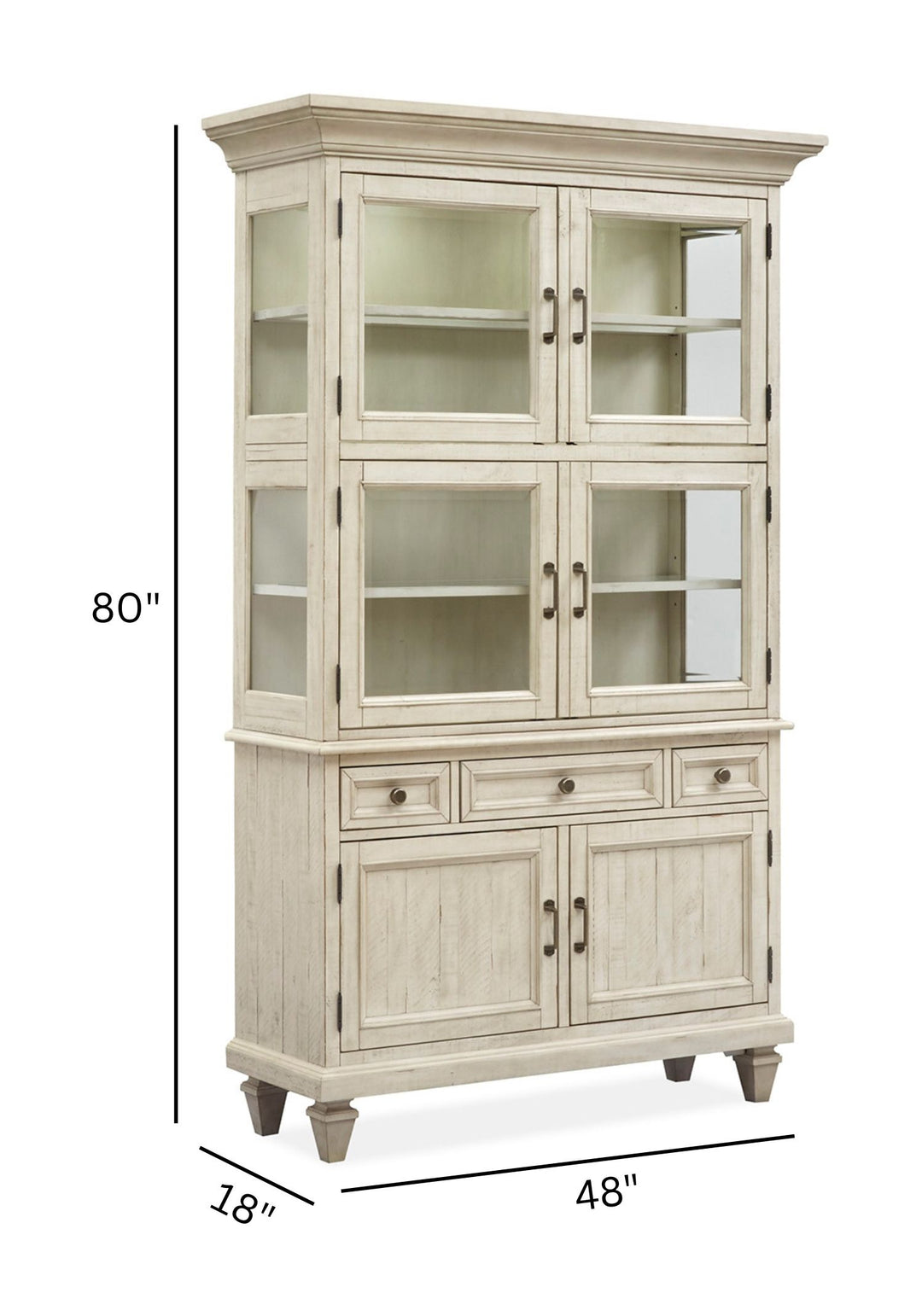 Newport Alabaster Dining Cabinet - D5430-01