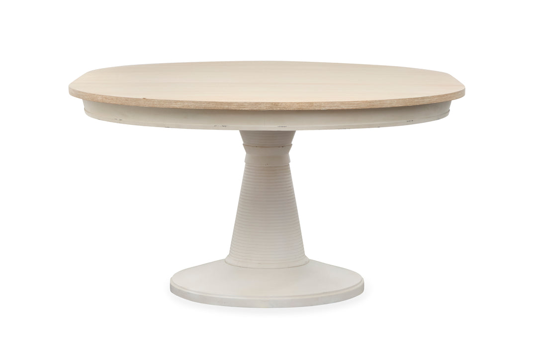 Echo Isles Sea Pearl And Driftwood Extendable 54" Round Dining Table - D6310-24
