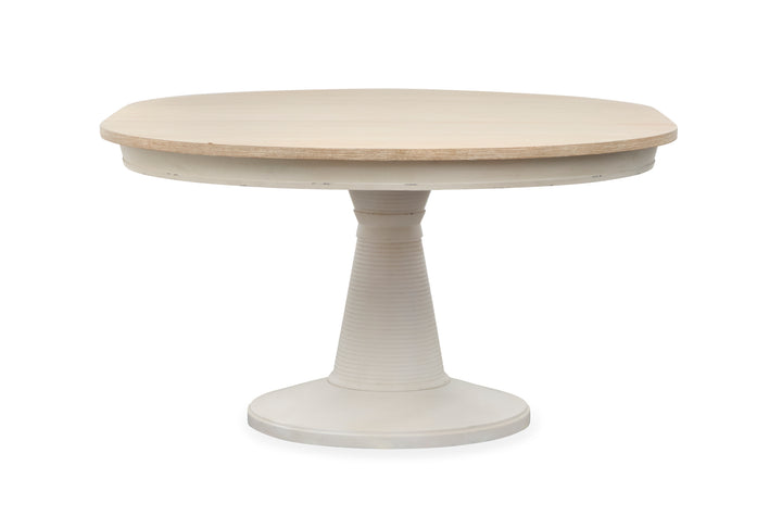 Echo Isles Sea Pearl And Driftwood Extendable 54" Round Dining Table - D6310-24