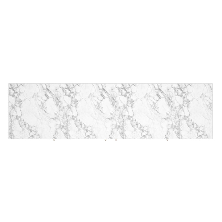 Eave Sideboard/stone top-Uplft White