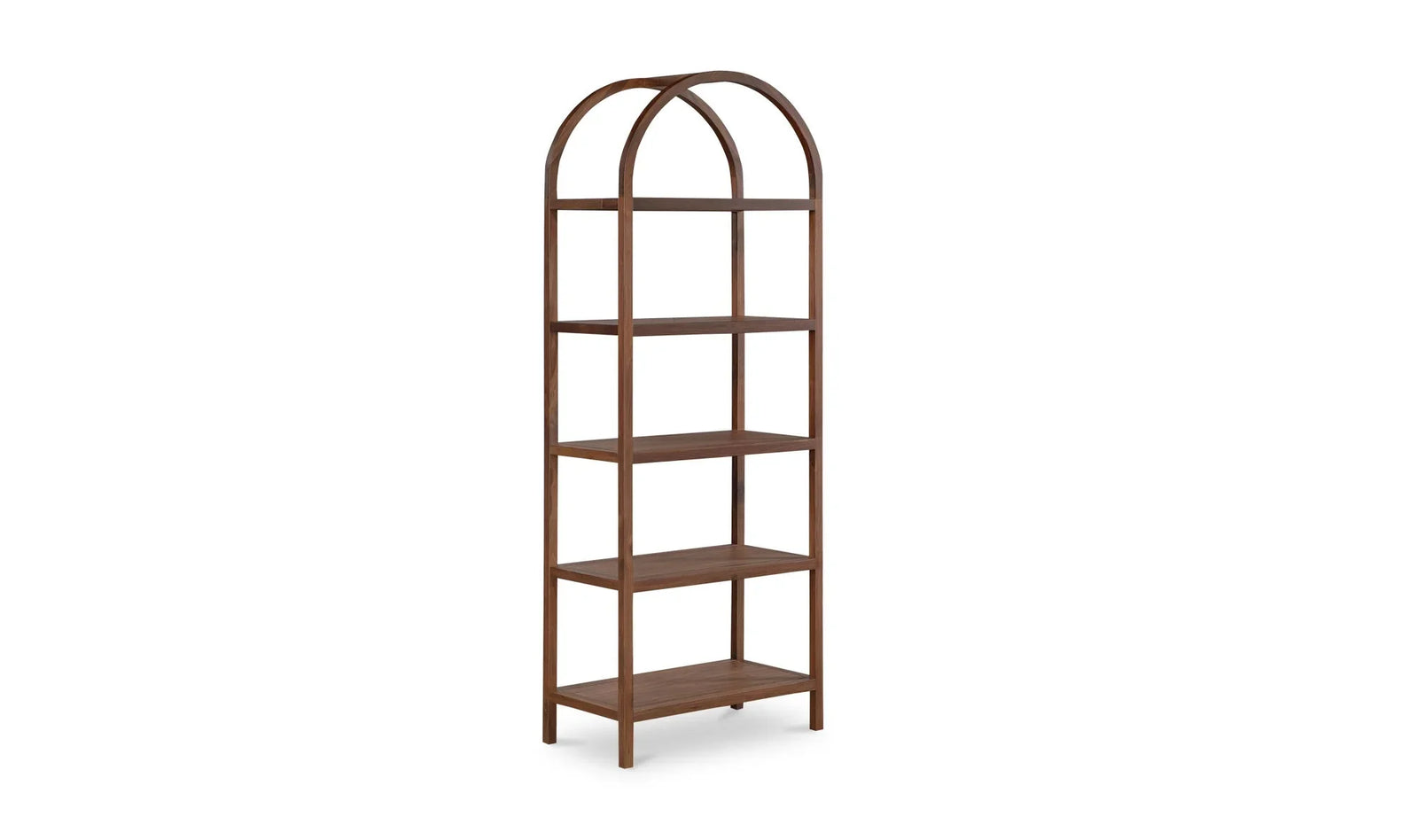 Moe's Home Collection - Eero Bookcase Walnut - BC-1115-03 | American Home Furniture
