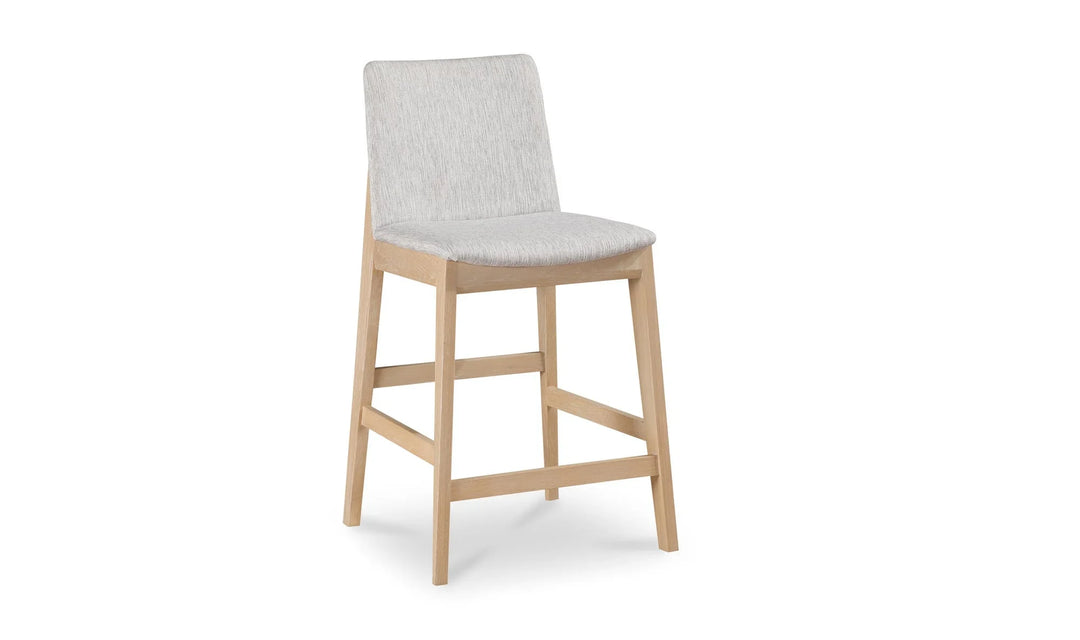 Deco Oak Counter Stool Light Grey - AmericanHomeFurniture