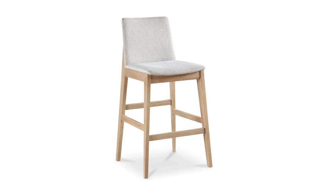 Deco Oak Barstool Light Grey - AmericanHomeFurniture