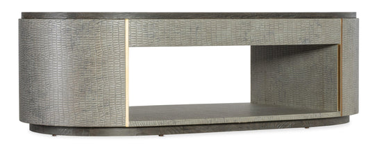 Gray crocodile/58''W x 30''L x 18''H