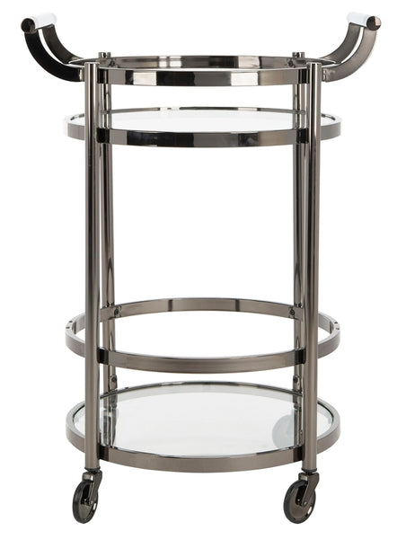 SIENNA 2 TIER ROUND BAR CART