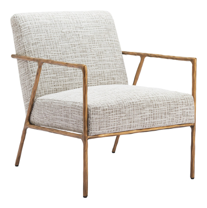Norrebro Accent Chair Beige Frost - AmericanHomeFurniture