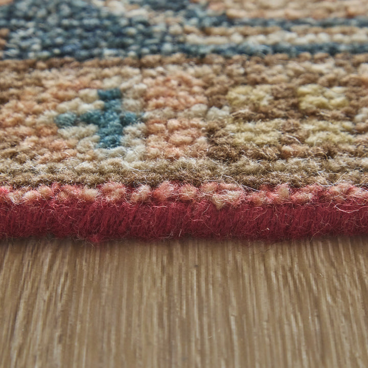 Rectangle/2' x 3'/Rust/Navy