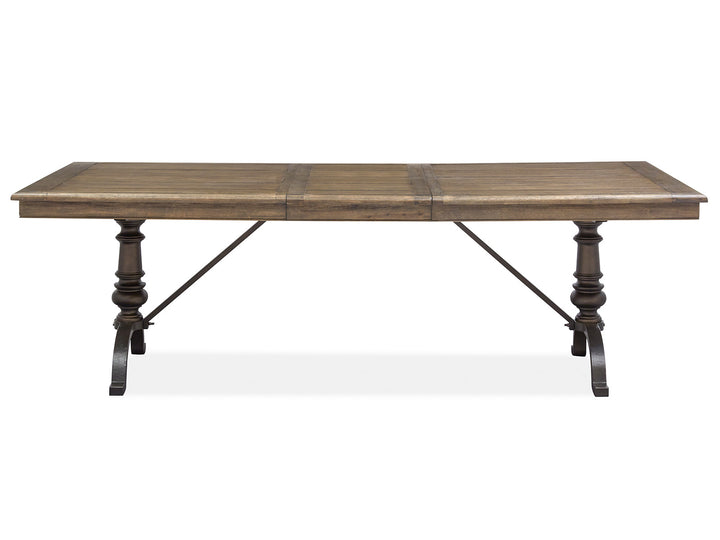 Roxbury Manor Homestead Brown Extendable Rectangular Dining Table - D5011-20