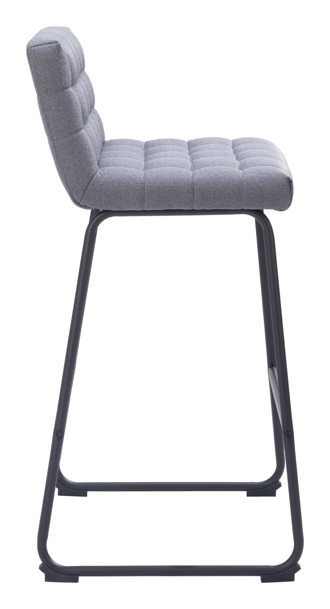 Pago Barstool (Set of 2) Gray - AmericanHomeFurniture