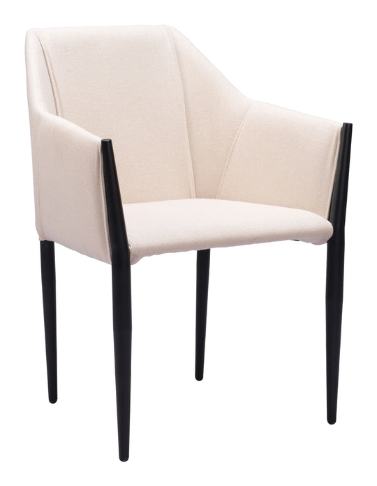Zuo Andover Dining Chair (Set of 2) Beige DINING CHAIRS
