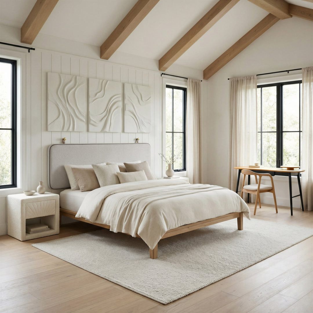 Luum Queen Platform Bed Frame Natural
