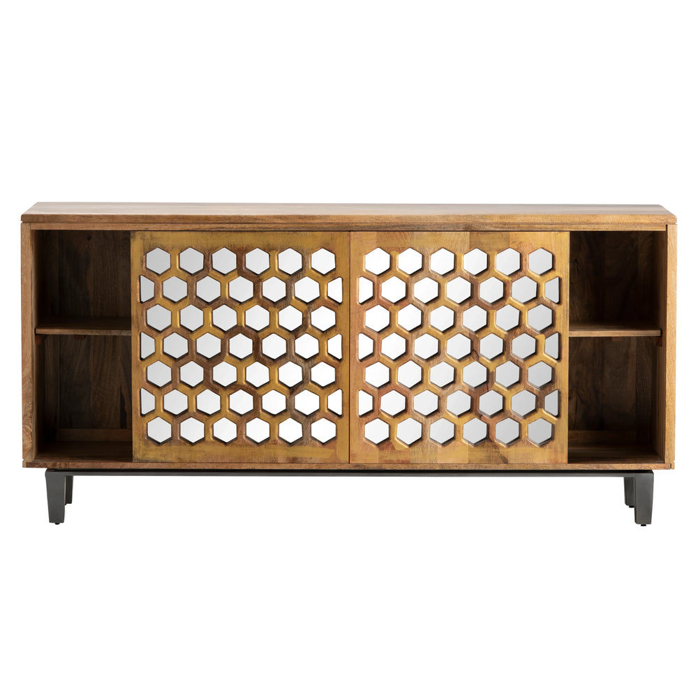 Bengal Manor Honeycomb Sideboard - AmericanHomeFurniture