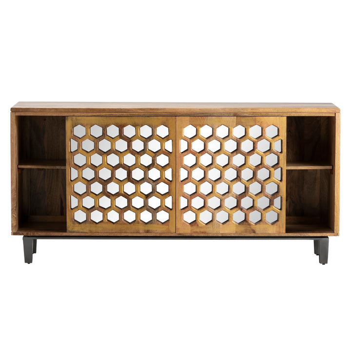 Bengal Manor Honeycomb Sideboard - AmericanHomeFurniture