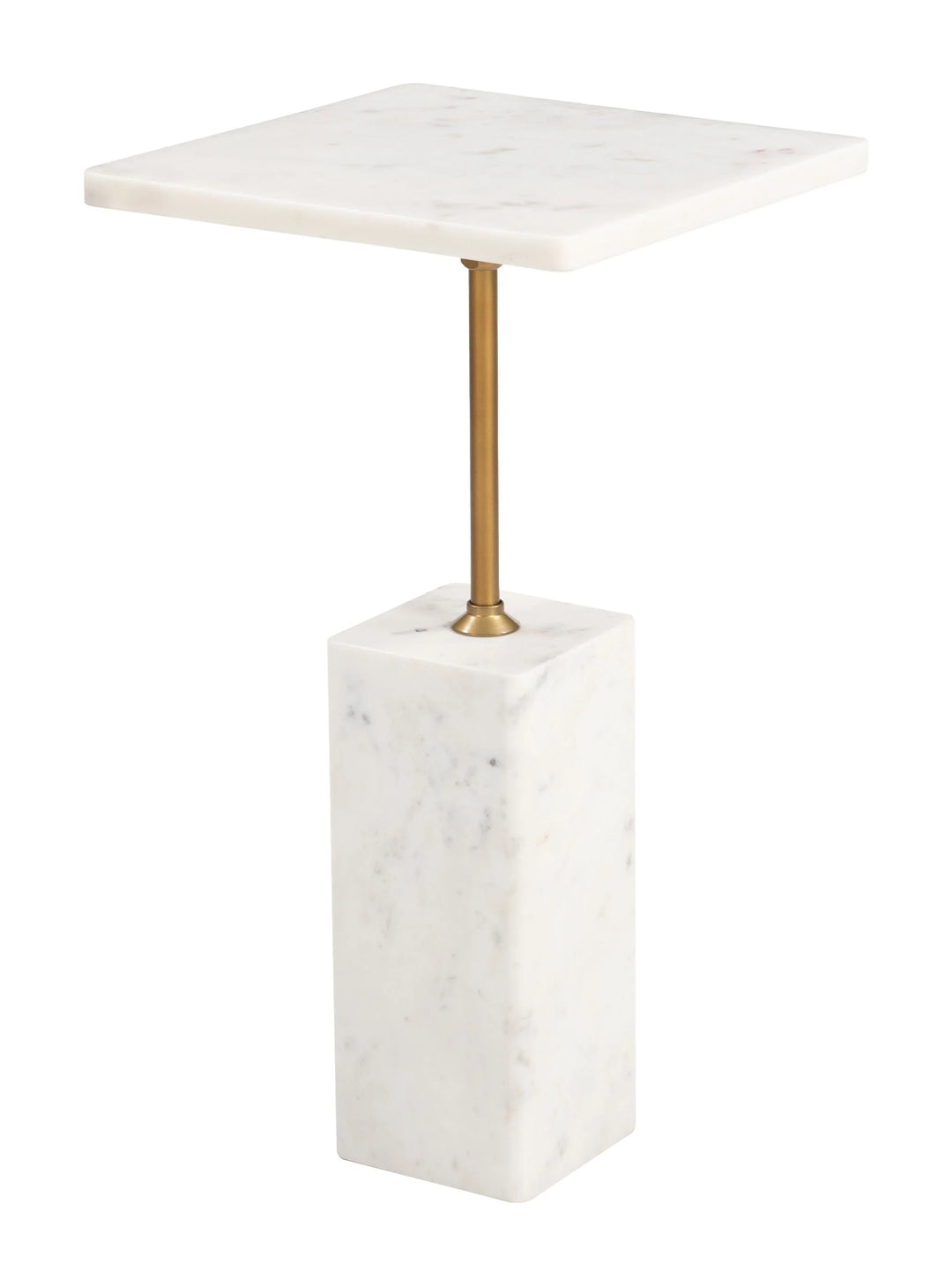 Naht Side Table White - AmericanHomeFurniture