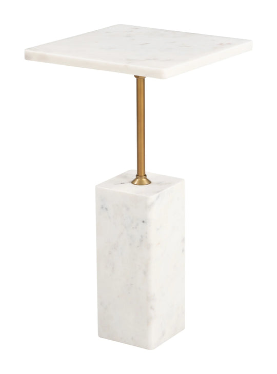 Zuo Naht Side Table White ACCENT TABLES