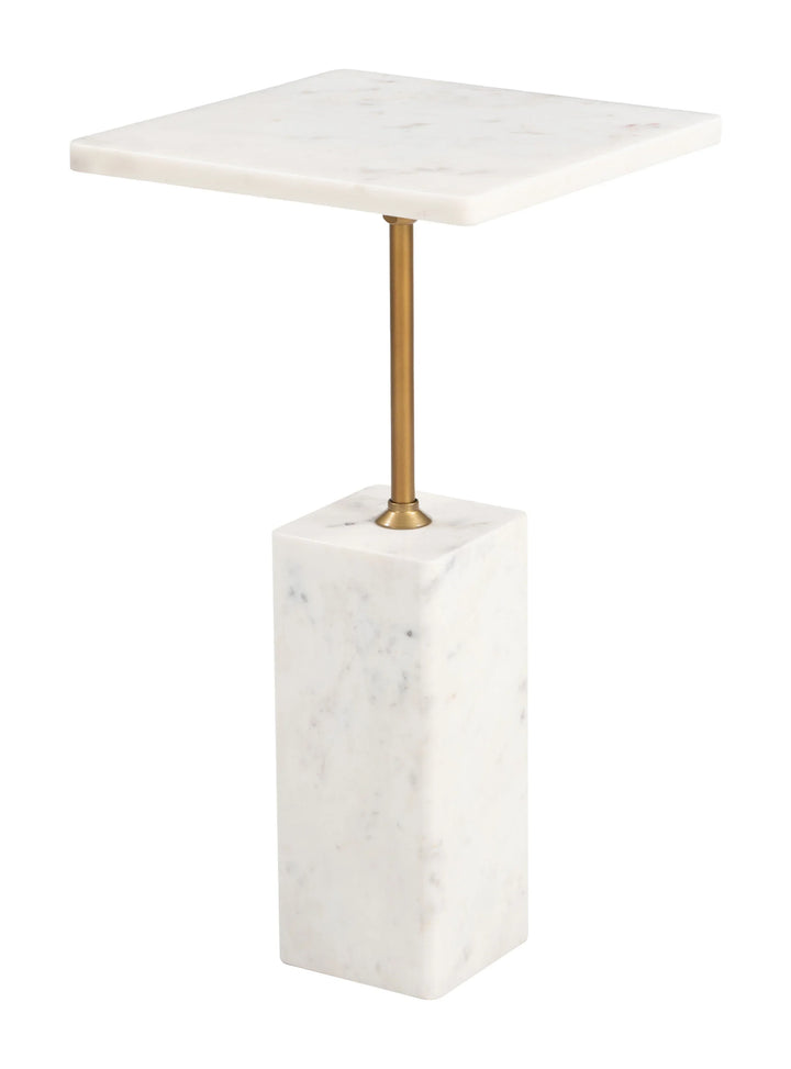 Naht Side Table White - AmericanHomeFurniture