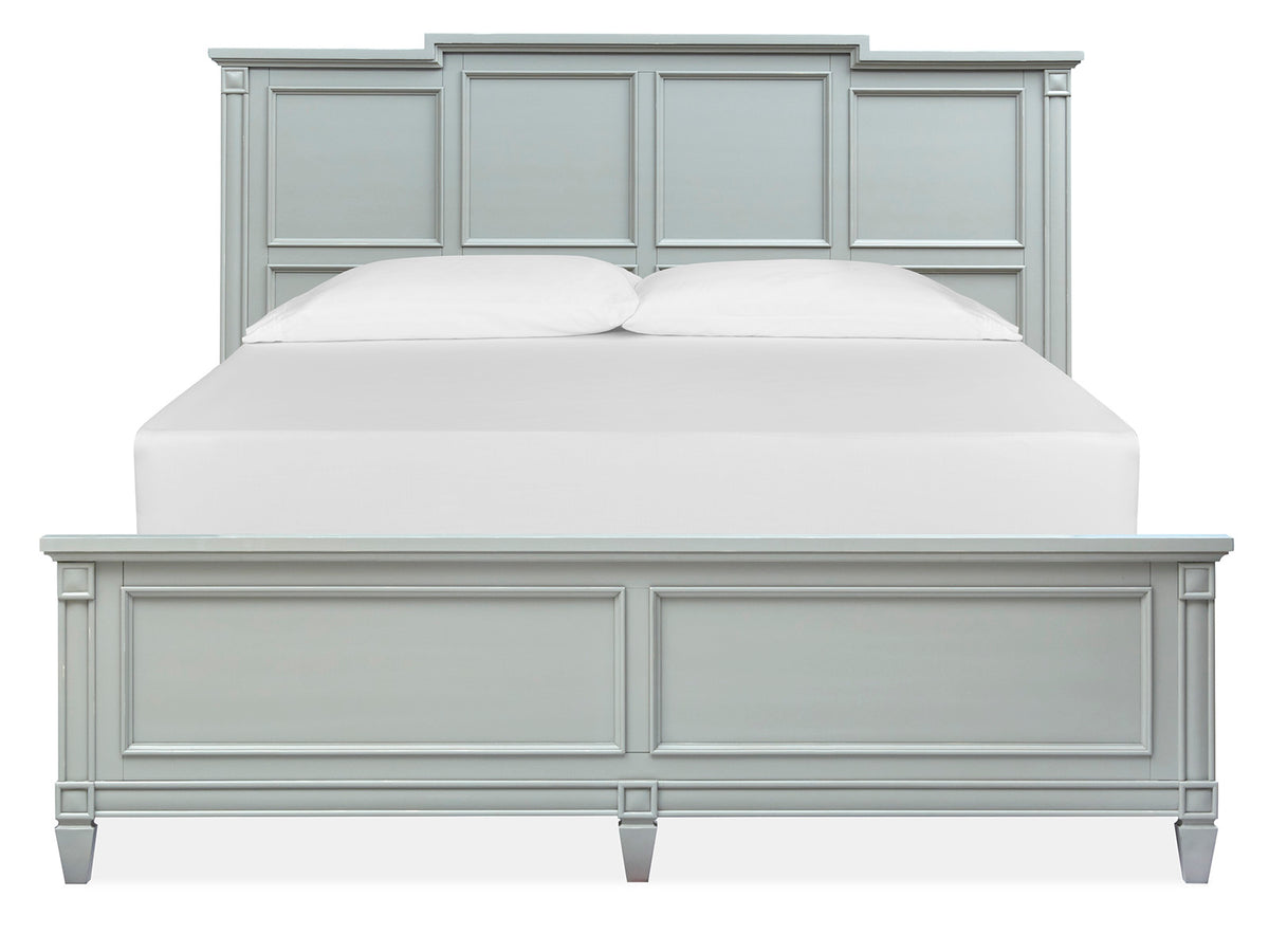 Glenbrook Pebble California King Panel Bed - B5668-74