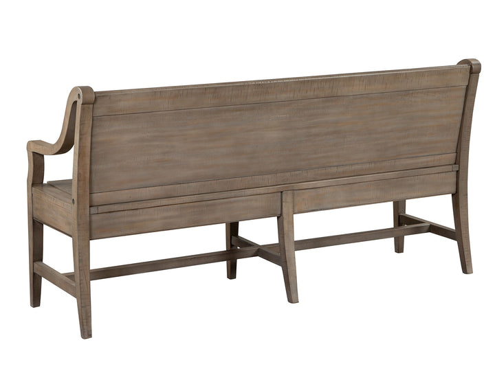 Paxton Place Dovetail Grey Bench - D4805-79