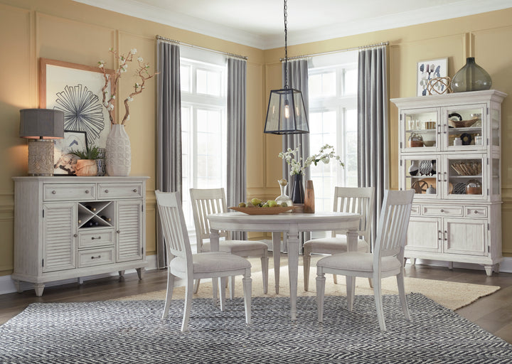 Newport Alabaster Extendable Round Dining Table - D5430-25