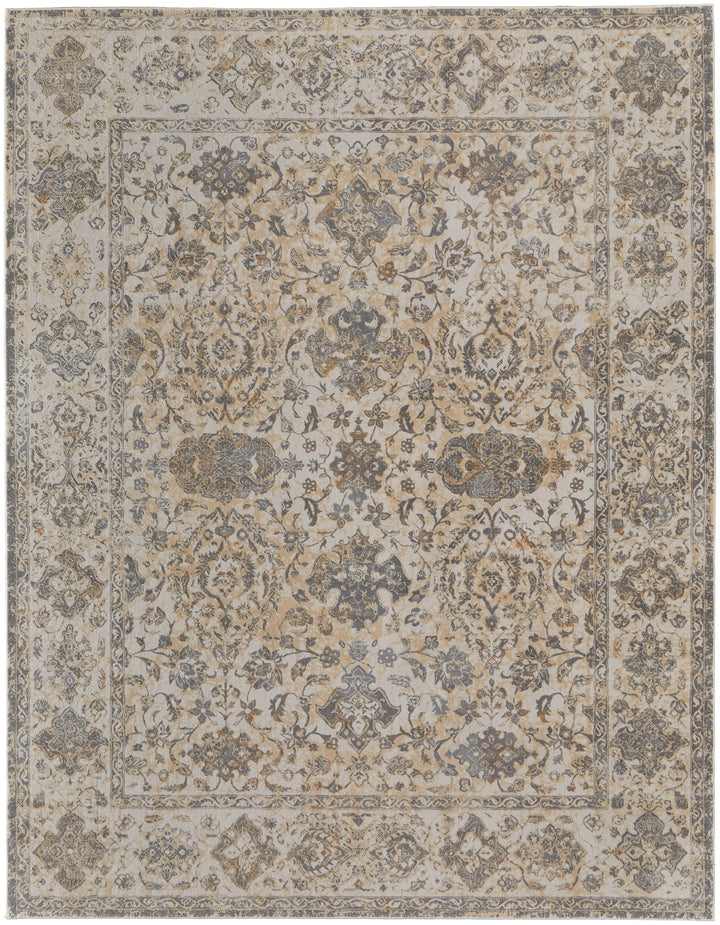 Rectangle/3'9" x 5'7"/Beige/Gray