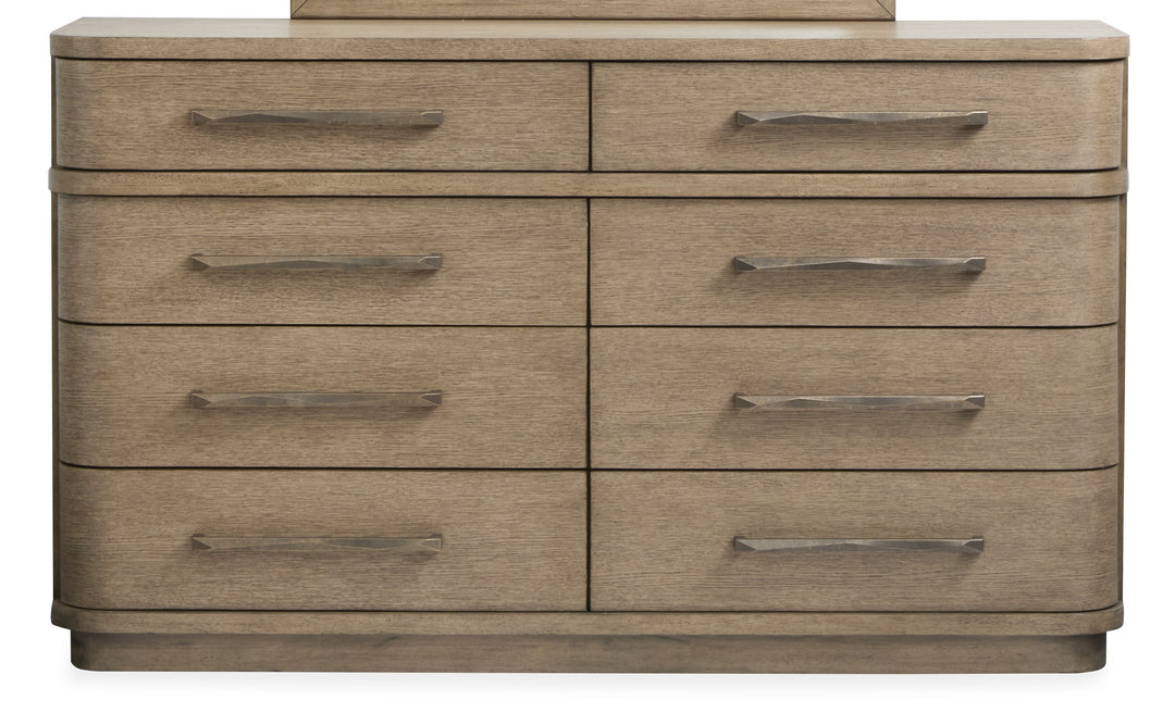 Thorne Amber Brown Double Drawer Dresser - B6593-22