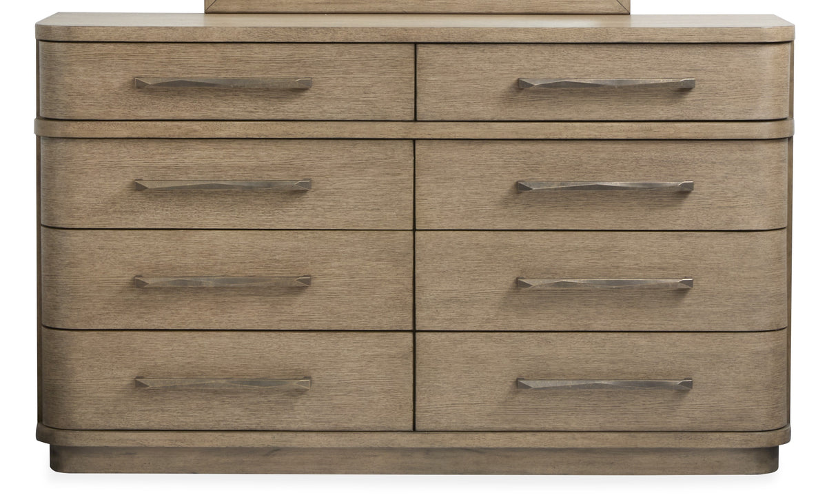 Thorne Amber Brown Double Drawer Dresser - B6593-22