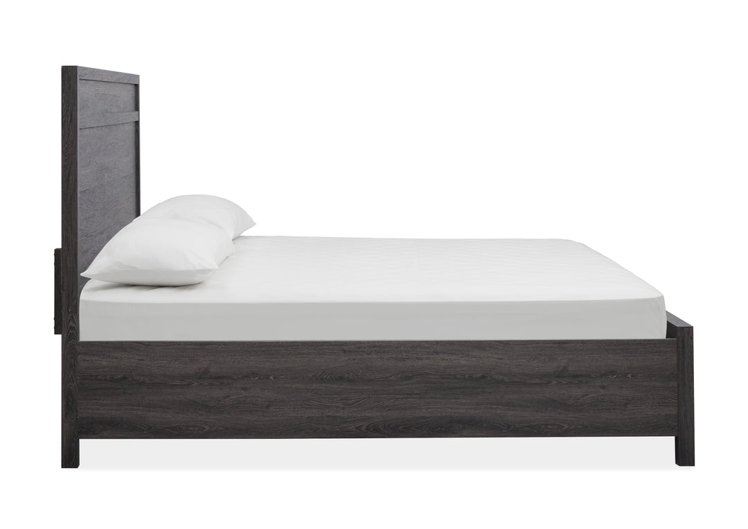 Merrifield Raisin Black Queen Panel Bed - B6308-54