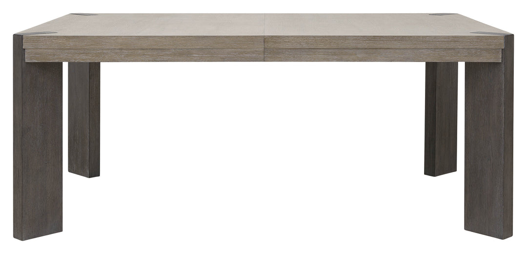 Anderson Park Moose Trail And Frontier Brown Leg Dining Table - P402240