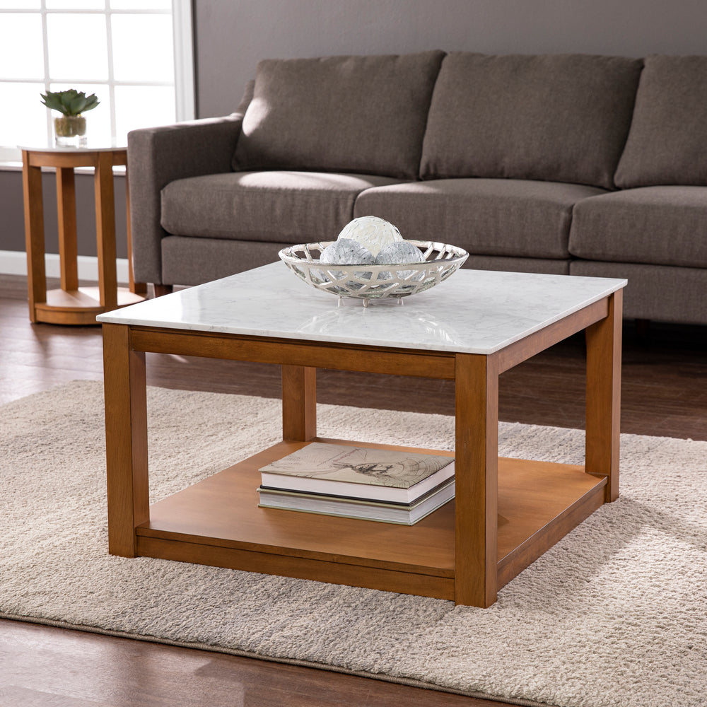 American Home Furniture | SEI Furniture - Chandlen Square Cocktail Table