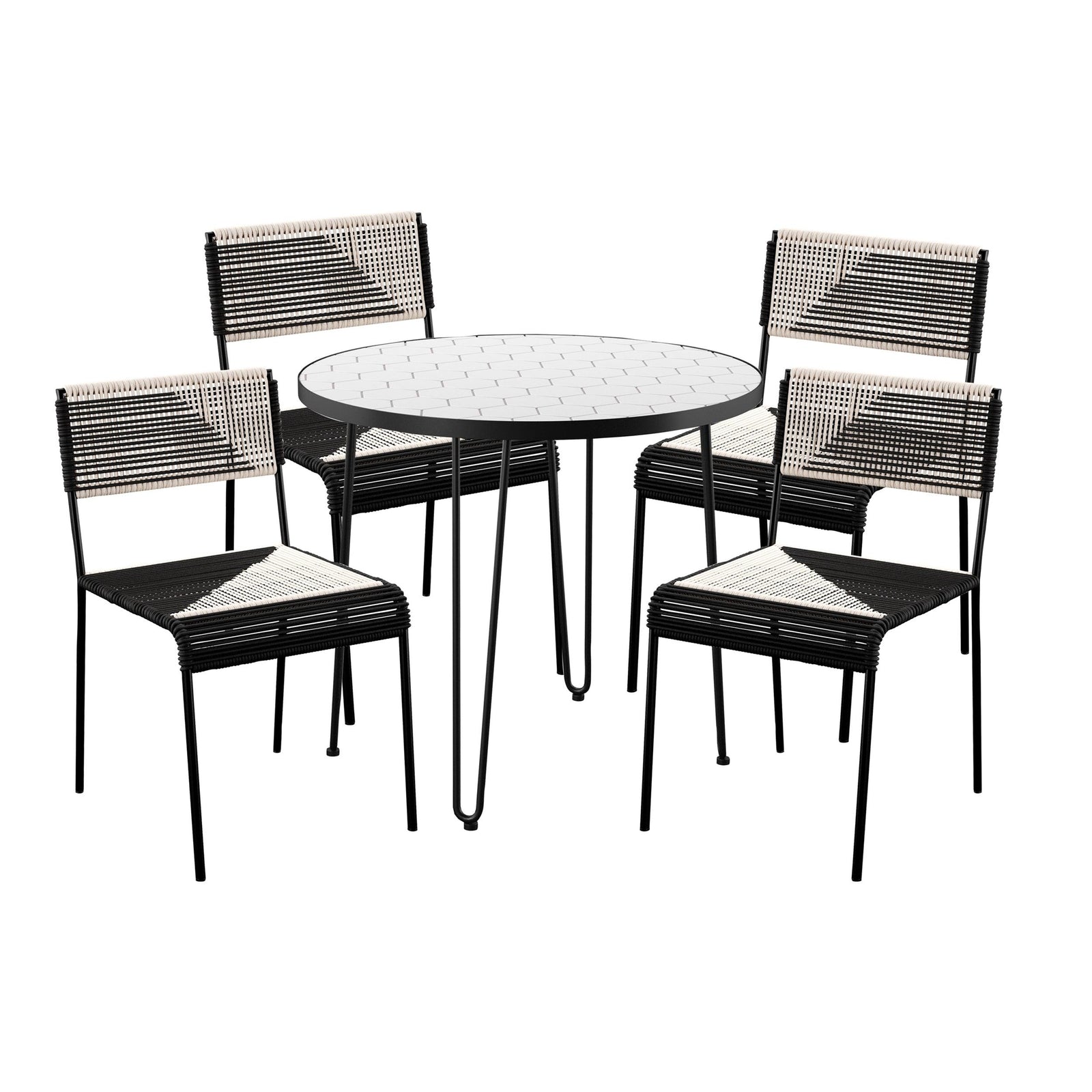 SEI Furniture Watkindale Outdoor Dining Set – 5pc OUTDOOR DINING SETS
