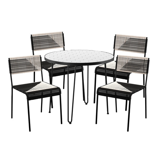 SEI Furniture Watkindale Outdoor Dining Set – 5pc OUTDOOR DINING SETS