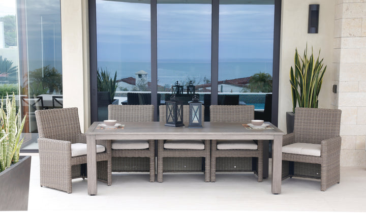Coronado Dining Chair in Canvas Skyline w/ Self Welt