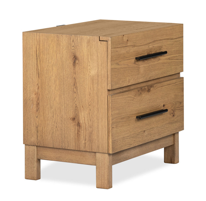 Davenport Rustic Caramel Drawer Nightstand - B6309-01