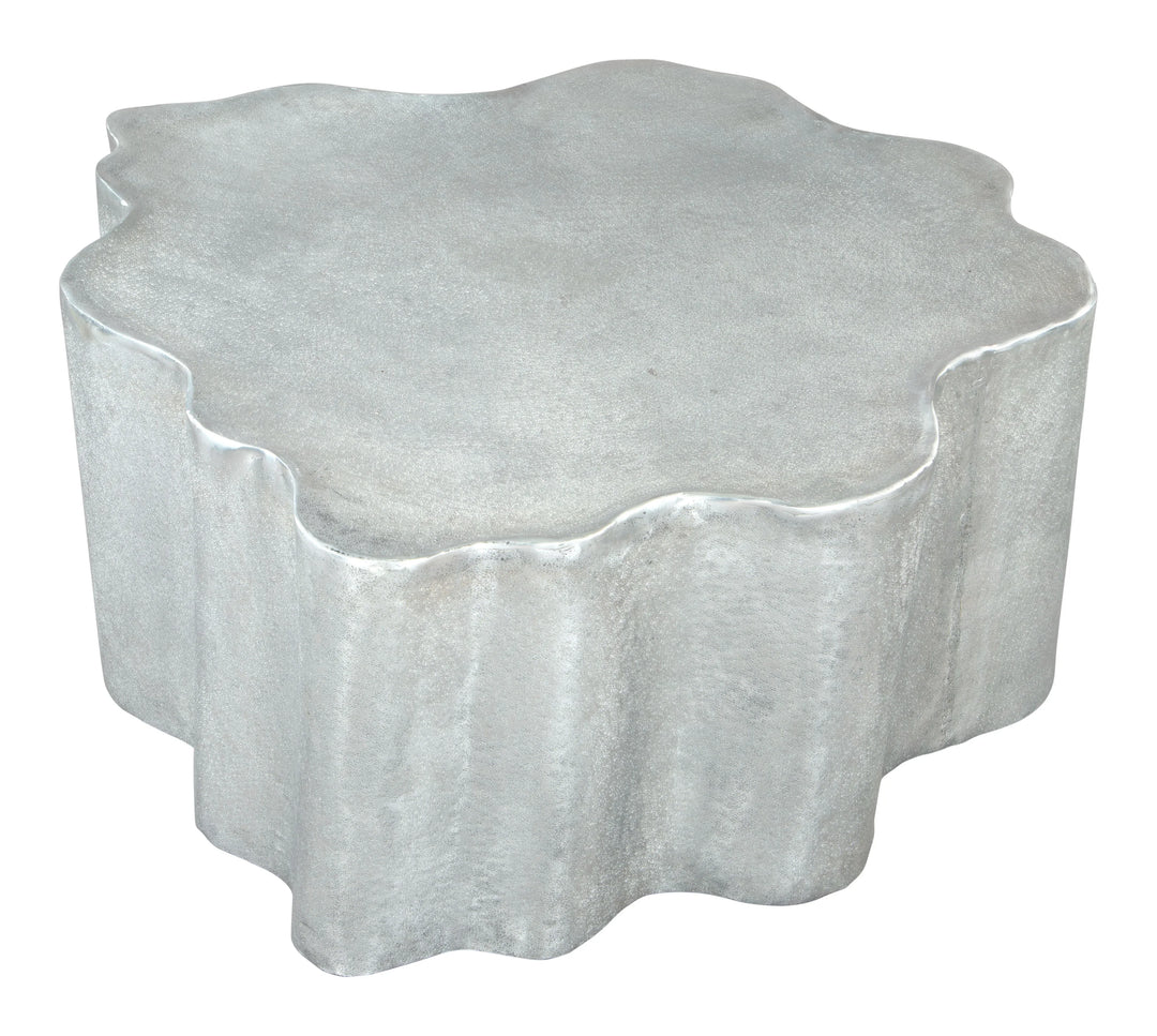 Kortha Coffee Table Antique Silver - AmericanHomeFurniture