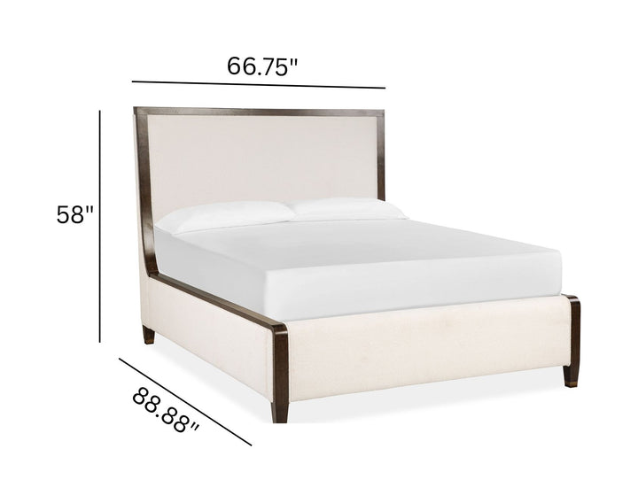 Rowan Espresso Queen Upholstered Panel Bed - B5769-55