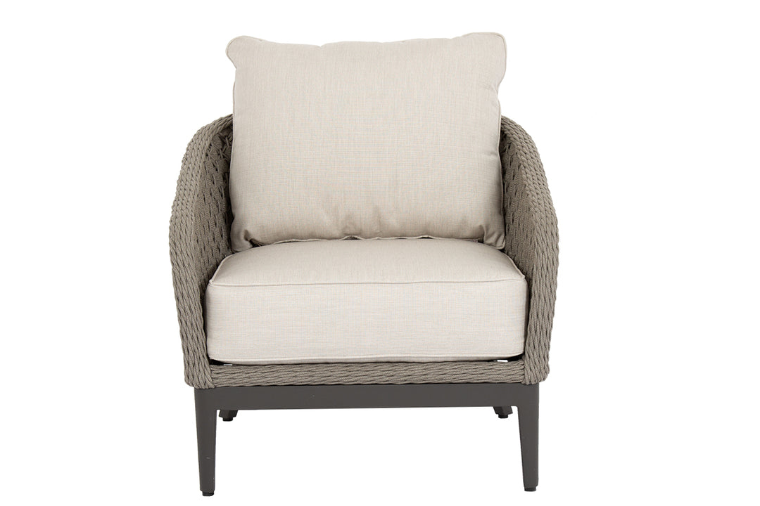 American Home Furniture | Sunset West - Marbella Club Chair in Echo Ash w/ Self Welt