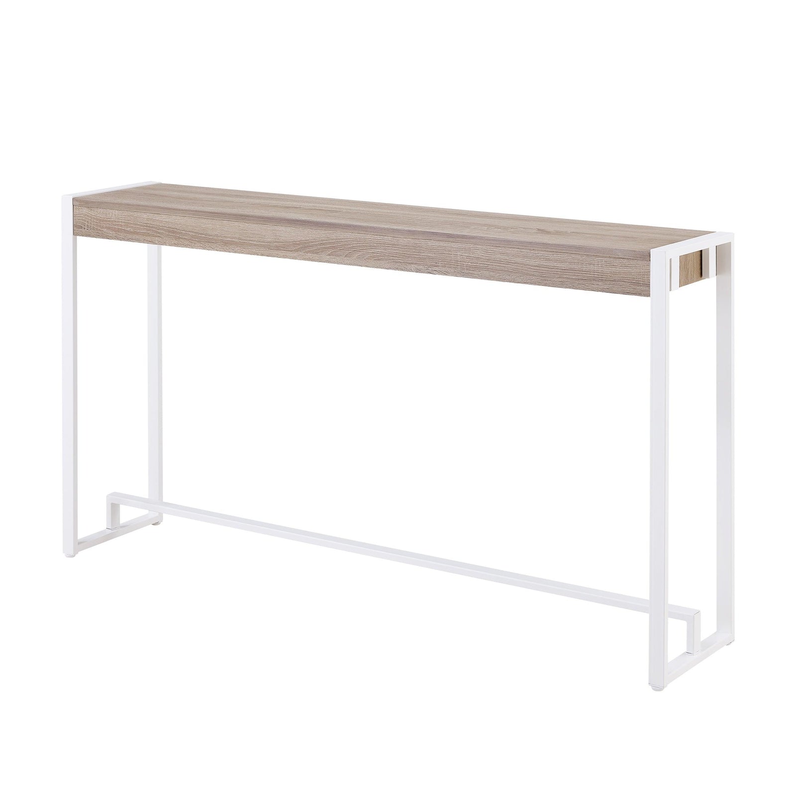 SEI Furniture Holly & Martin Macen Console - Mocha Gray w/ White CONSOLE TABLES