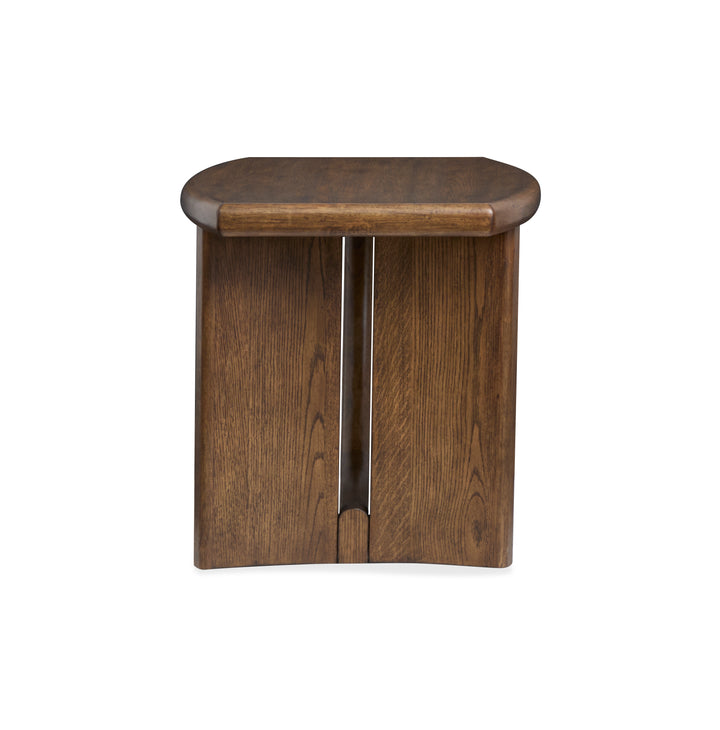 Phoebe Sienna Brown Rectangular End Table - T6385-03