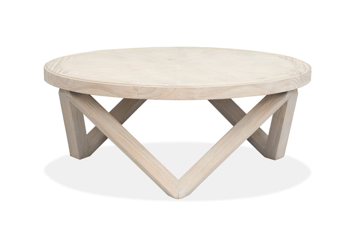 Bostwick Coconut Cream Round Cocktail Table - T6340-45