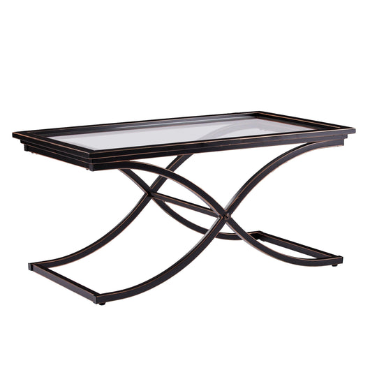 SEI Furniture Vogue Cocktail Table - Black COFFEE TABLES