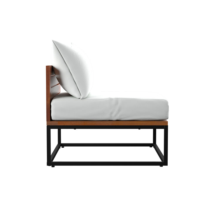 American Home Furniture | SEI Furniture - Taradale Modular Outdoor Loveseat w/ Cushions