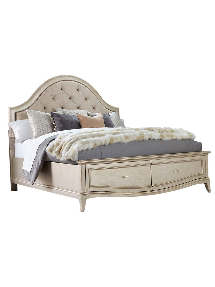 American Home Furniture | A.R.T. Furniture - Starlite Upholstered Panel Bed with Storage