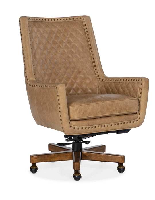 American Home Furniture Hooker Furniture Kent Executive Swivel Tilt Chair