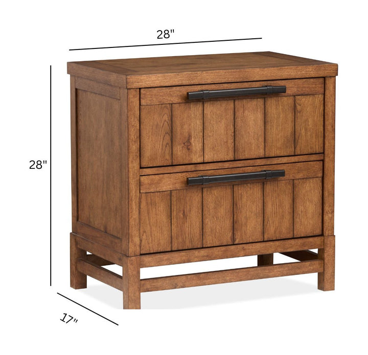 Conway Honey Wheat Drawer Nightstand - B6422-01