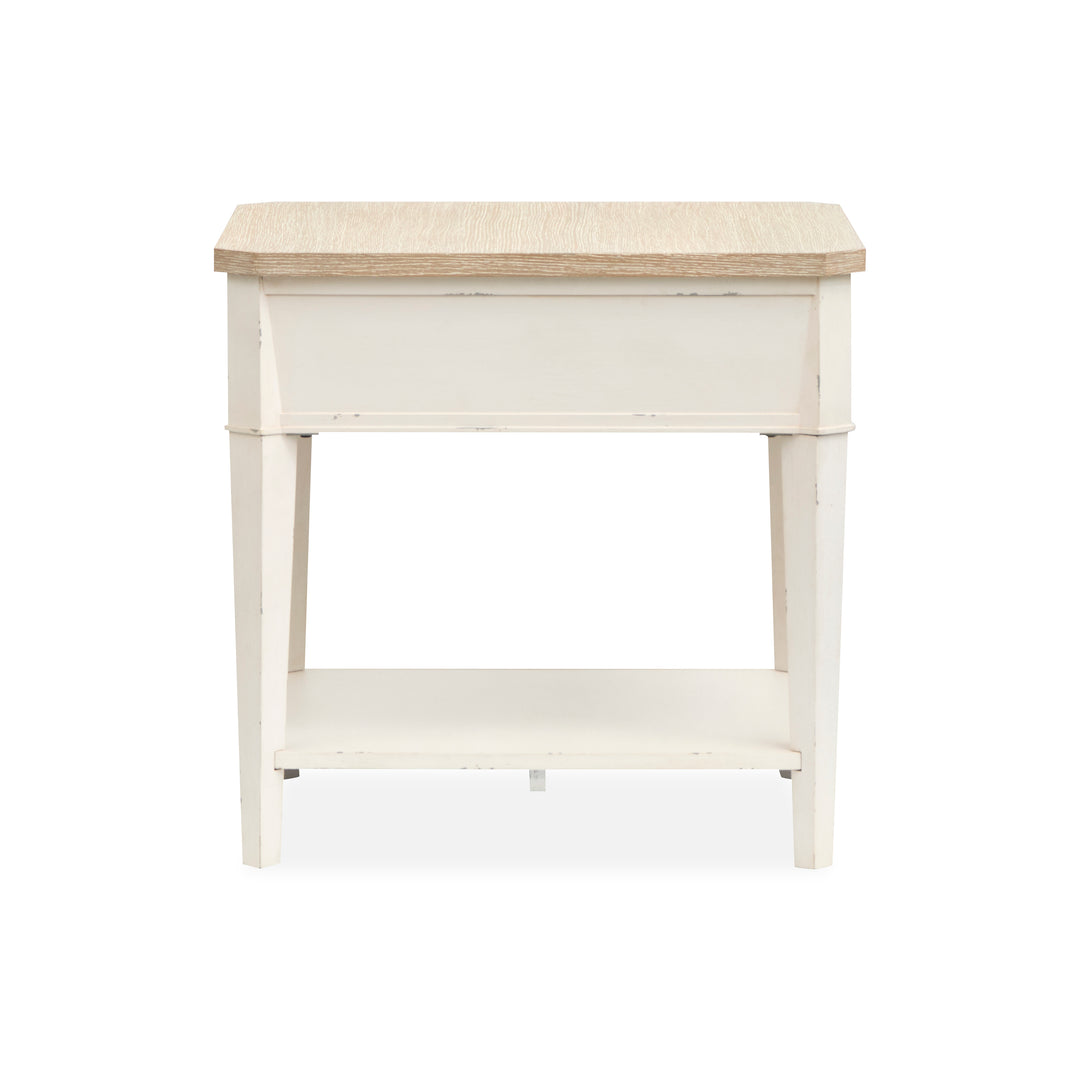 Echo Isles Sea Pearl And Driftwood Rectangular End Table - T6310-03