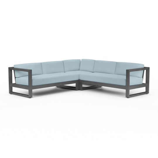Redondo Sectional in Canvas Skyline, No Welt