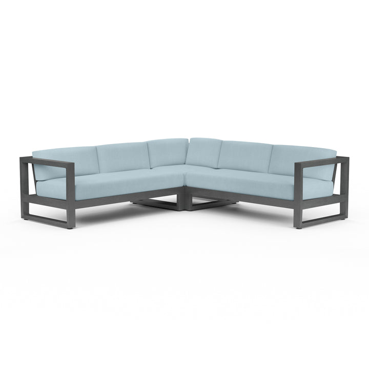 Redondo Sectional in Canvas Skyline, No Welt