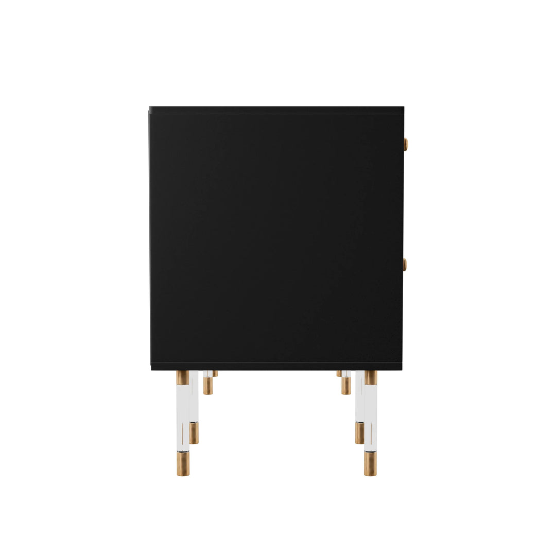 Holly & Martin Helston Black Writing Desk - AmericanHomeFurniture